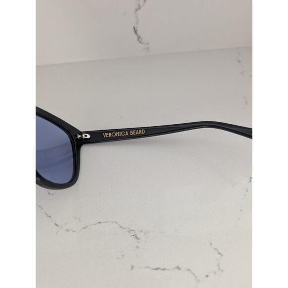 New Veronica Beard Jane Square Frame Sunglasses Black Blue main image 6